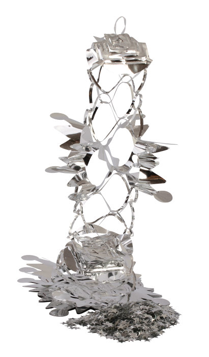 Dekorationssæt til nytår sølv